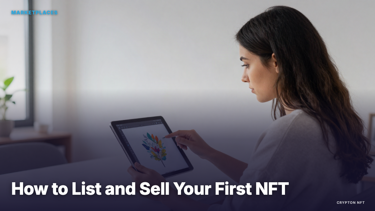 Marketplaces guide: How to List and Sell Your First NFT — Crypton NFT