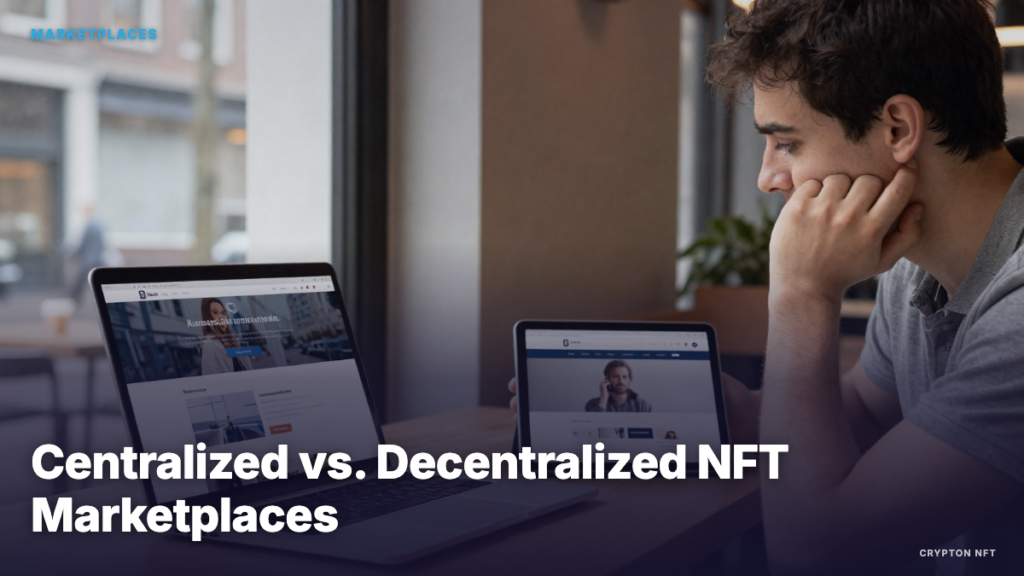 Marketplaces guide: Centralized vs. Decentralized NFT Marketplaces — Crypton NFT