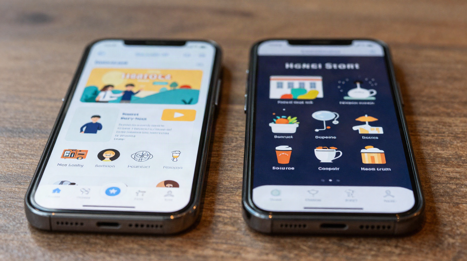 Comparing two different marketplace interfaces
