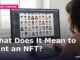 Designer at a studio desk reviewing a grid of generated cartoon avatar artwork on a monitor before an NFT collection mint